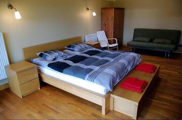 Фото номера Дом с 2 спальнями Дома для отпуска Vilks un Briedis Holiday Home &amp; Wellness Area г. Смилтене 43