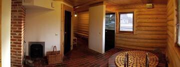 Фото номера Дом с 2 спальнями Дома для отпуска Vilks un Briedis Holiday Home &amp; Wellness Area г. Смилтене 11