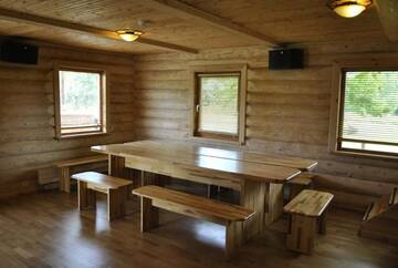 Фото номера Дом с 2 спальнями Дома для отпуска Vilks un Briedis Holiday Home &amp; Wellness Area г. Смилтене 33